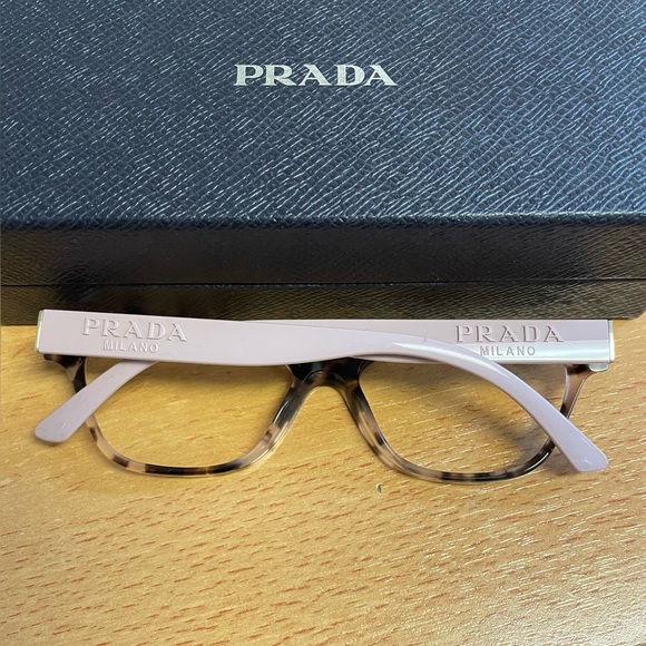 Prada Women's Glasses in Pink/Tortoise - Picture 5 of 10